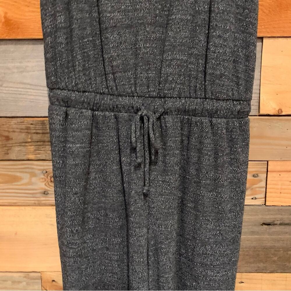 Free People Bicoastal Romper Jumpsuit In Charcoal Grey Heather - S Beachy Lounge - Picture 8 of 14